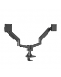 EDBAK Desk Mount | DMV02 Dual Swing Arm | Height adjustment, Tilt | 19-35 " | Maximum weight (capacity) 20 kg | Black