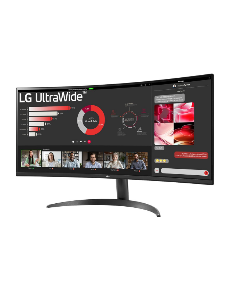 LG 34WR50QK-B | 34 " | VA | QHD | 21:9 | 100 Hz | 5 ms | 3440 x 1440 pixels | 240 cd/m² | HDMI ports quantity 2