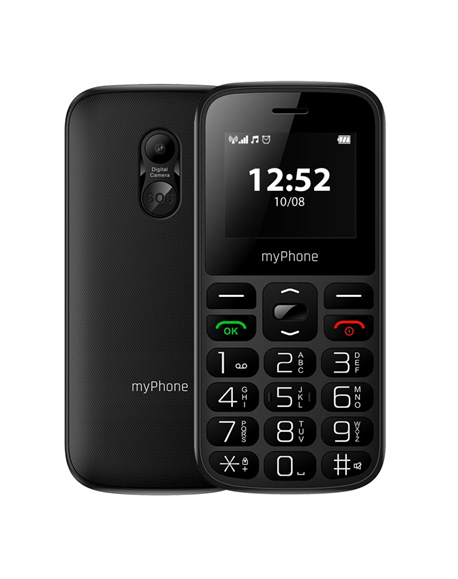 myPhone Halo A | Black | 1.77 " | TFT | 32 MB | 32 MB | Dual SIM | Main camera resolution 0.3 MP | 800 mAh