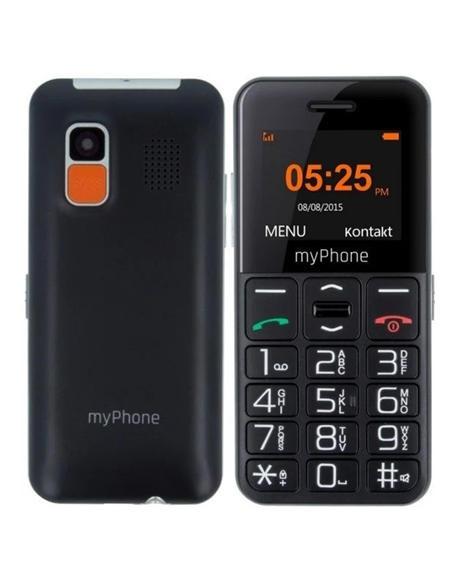 myPhone Halo Easy | Black | 1.77 " | TFT | 24 MB | 32 MB | Single SIM | Bluetooth | Main camera resolution 0.3 MP | 1000 mAh