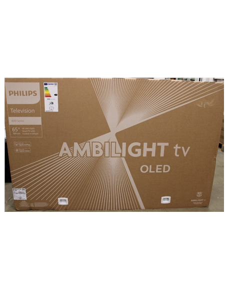 Philips | 4K Ambilight TV | 65OLED819/12 | 65 | Smart TV | Google TV | UHD | DAMAGED PACKAGING