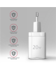 AXAGON Wallcharger 2x port (USB-A + USB-C), 20W | ACU-PQ20W