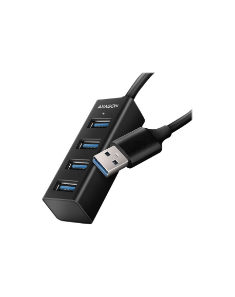 AXAGON Miniature metal four-port USB 3.2 Gen 1 hub | HUE-M1A