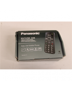 Panasonic | KX-TU160 | Easy Use Mobile Phone | Black | 69.2 g | DAMAGED PACKAGING