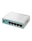 MikroTik RouterBOARD hEX | E50UG | 10/100/1000 Mbit/s | Ethernet LAN (RJ-45) ports 5 | Mesh Support No | MU-MiMO No | No mobile broadband