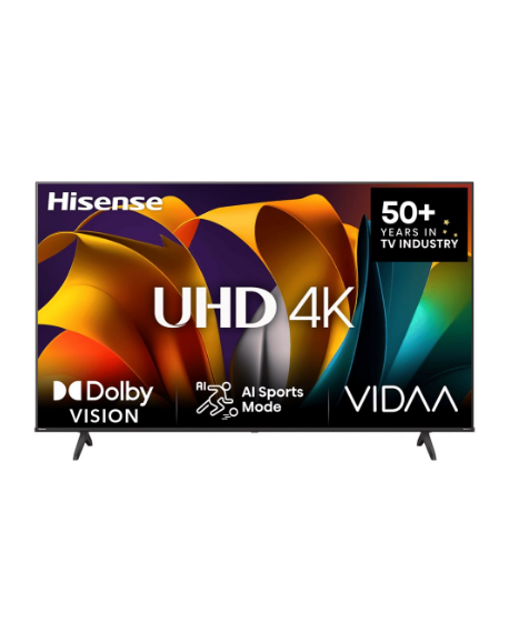 Hisense UHD Smart TV | 50A6N | 50" | Smart TV | VIDAA OS | UHD | Black