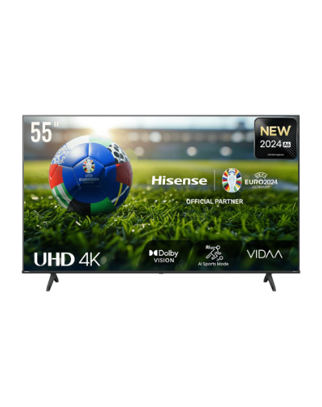 Hisense UHD Smart TV | 55A6N | 55" | Smart TV | VIDAA OS | UHD | Black