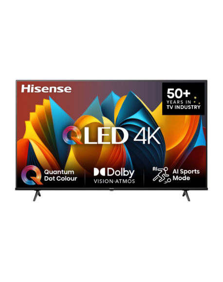 Hisense QLED Smart TV | 43E7NQ | 43" | Smart TV | VIDAA OS | UHD | Black