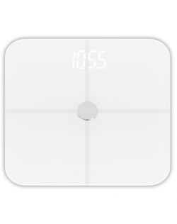 Adler Smart Bathroom Scale | AD 8187 | Maximum weight (capacity) 180 kg | Accuracy 100 g | Body Mass Index (BMI) measuring | Whi