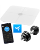 Adler Smart Bathroom Scale | AD 8187 | Maximum weight (capacity) 180 kg | Accuracy 100 g | Body Mass Index (BMI) measuring | Whi