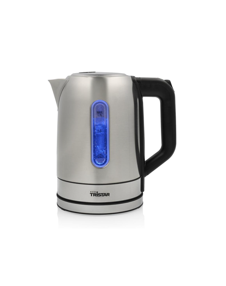 Tristar Kettle | WK-1344 | Electric | 2200 W | 1.7 L | Stainless steel | 360° rotational base | Silver