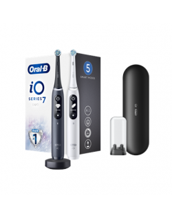 Oral-B Electric toothbrush | iO 7 Duo Pack | Rechargeable | For adults | Number of brush heads included 2 | Number of teeth brus