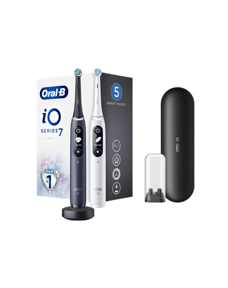 Oral-B Electric toothbrush | iO 7 Duo Pack | Rechargeable | For adults | Number of brush heads included 2 | Number of teeth brus