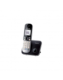 Panasonic Cordless KX-TG6811FXB Black, Caller ID, Wireless connection, Phonebook capacity 120 entries, Conference call, Built-in display, Speakerphone