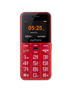 myPhone | Halo Easy | Red | 1.77 " | TFT | 24 MB | 32 MB | Single SIM | Bluetooth | Main camera resolution 0.3 MP | 1000 mAh