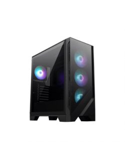 MSI PC Case | MAG FORGE 321R AIRFLOW | Side window | Black | Mid-Tower | Power supply included No | ATX