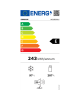 Gorenje Refrigerator | N619EAXL4 | Energy efficiency class E | Free standing | Combi | Height 186 cm | No Frost system | Fridge 