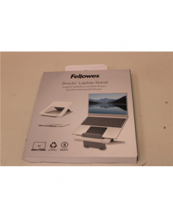 SALE OUT. Fellowes Laptop Stand Breyta, white | Fellowes | Laptop Stand | Breyta | DAMAGED PACKAGING, SCRATCHES ON SIDE | White 