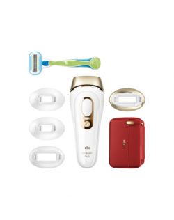 Braun Silk-expert Pro 5 IPL Epilator | PL5382 | Bulb lifetime (flashes) 400.000 | Number of power levels 3 | White/Gold