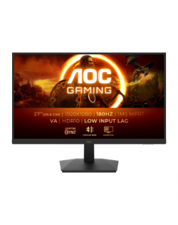 AOC 27G15N2 | 27 " | VA | FHD | 16:9 | 180 Hz | 1 ms | 1920 x 1080 pixels | 300 cd/m² | HDMI ports quantity 1 | Warranty 36 mont