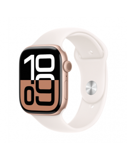 Apple Watch Series 10 | Smart watch | GPS (satellite) | Always-On Retina | Waterproof | Rose Gold