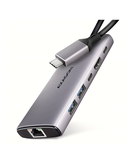 AXAGON Multi port USB-C 10Gbps hub | HMC-6G2L