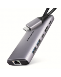 AXAGON Multi port USB-C 10Gbps hub | HMC-6G2L