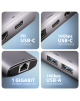 AXAGON Multi port USB-C 10Gbps hub | HMC-6G2L