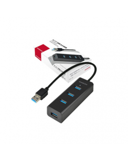 AXAGON Four-port USB 3.0 hub with fast charging and power support | HUE-S2B