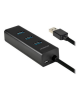 AXAGON Four-port USB 3.0 hub with fast charging and power support | HUE-S2B