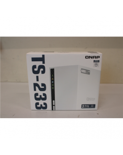 SALE OUT. QNAP 2 bay ARM 4C 2.0GHz , 2 x SATA 6Gb/s 3.5"/2.5", 2GB RAM on-board, 1 x GbE , 1 x USB3.2 Gen1 and 2 x USB2.0 | QNAP