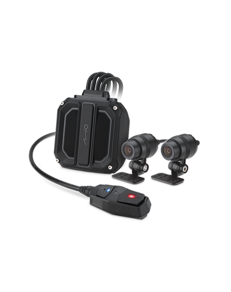 Mio | MiVue M820WD dual-lens motorcycle driving recorder | Receive five satellite GPS | Wi-Fi