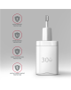 AXAGON Wall Charger 2x port (USB-A+USB-C), 30W | ACU-PQ30W