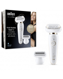 Braun Epilator | Silk-épil 9 Flex SES9006 | Number of power levels 2 | Wet & Dry | White