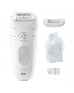 Braun | Epilator | SE5-011 Silk-épil 5 | Operating time (max) 40 min | Number of power levels 1 | Wet & Dry | White