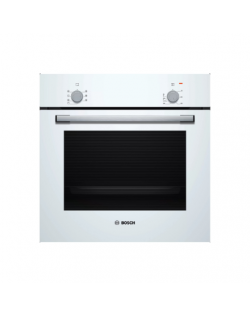 Bosch Oven | HBF010BV1S | 66 L | Electric | Manual | Control knob | Height 59.5 cm | Width 59.4 cm | White