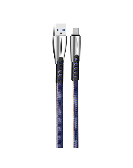 ColorWay Cable USB Type-C (Zinc Aalloy) 2.4А, 1m | CW-CBUC012-BL