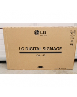 SALE OUT. LG 43UH5J-H 43“ 3840x2160/500cd/m2/8ms/ HDMI DP DVI-D USB | LG | 43UH5J-H | 43 " | Landscape/Portrait | 24/7 | WebOS |