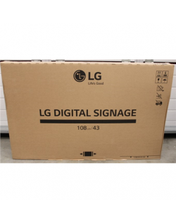 SALE OUT. LG 43UH5J-H 43“ 3840x2160/500cd/m2/8ms/ HDMI DP DVI-D USB | LG | 43UH5J-H | 43 " | Landscape/Portrait | 24/7 | WebOS |