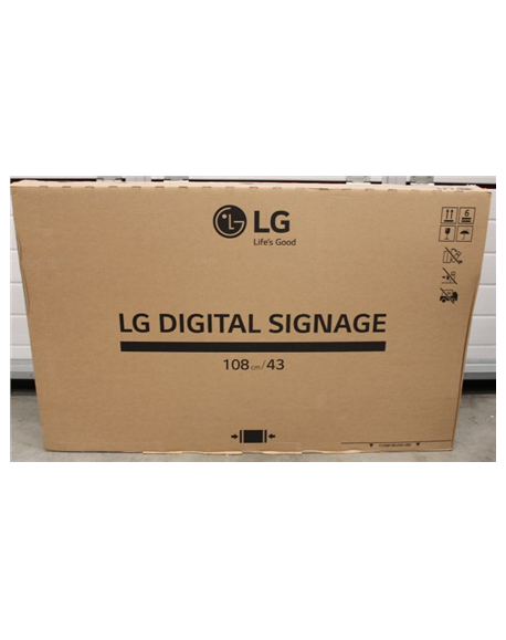 SALE OUT. LG 43UH5J-H 43“ 3840x2160/500cd/m2/8ms/ HDMI DP DVI-D USB | LG | 43UH5J-H | 43 " | Landscape/Portrait | 24/7 | WebOS |