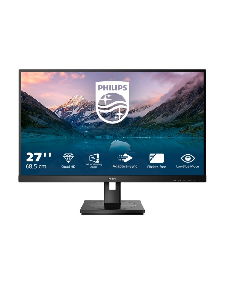 Philips | Business Monitor | 275S9JML/00 | 27 " | VA | QHD | 16:9 | 75 Hz | 4 ms | 2560 x 1440 | 300 cd/m² | HDMI ports quantity