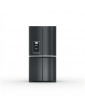 Whirlpool Refrigerator | WQ9I FO2BX EF | Energy efficiency class E | Free standing | Side by side | Height 187.6 cm | No Frost system | Fridge net capacity 355 L | Freezer net capacity 237 L | Display | 41 dB | Black