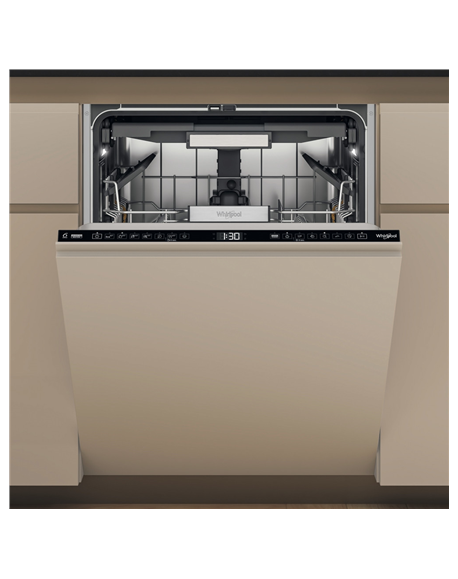 Whirlpool Dishwasher | W7I HF60 TU | Built-in | Width 59.8 cm | Number of place settings 15 | Number of programs 8 | Energy effi