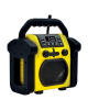 Adler | Construction radio with Bluetooth | AD 1911 | AUX in | Black/Yellow