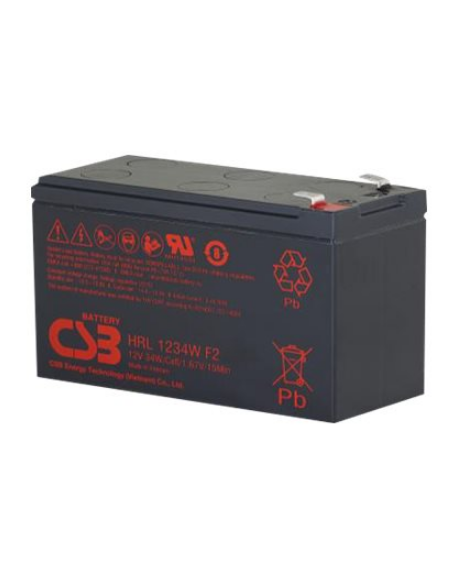 CSB Battery Battery 12V 9Ah 34W Pb F2 | HRL1234W