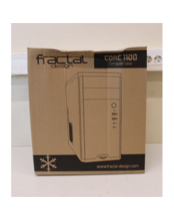 SALE OUT. Fractal Design Core 1100, Black | Fractal Design | CORE 1100 | Black | Micro ATX | DAMAGED PACKAGING | Power supply in