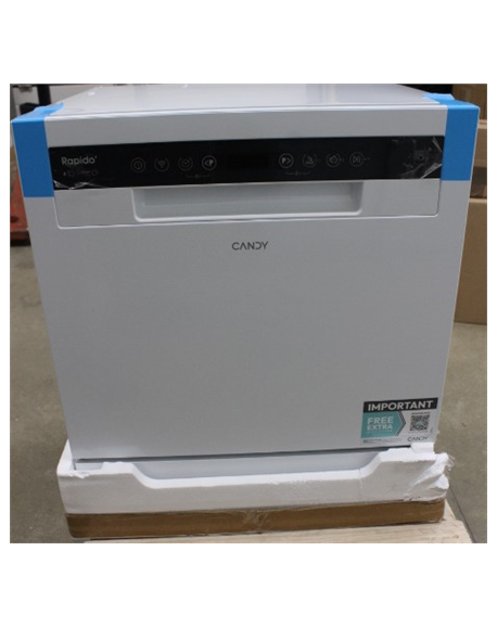 Candy | Dishwasher | CP 8F9FFW | Free-standing | Width 55 cm | Number of place settings 8 | Number of programs 8 | Energy effici