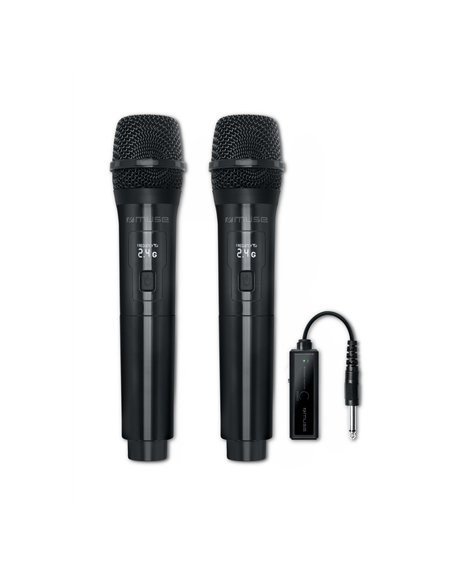 Muse | Pack 2 Wireless Microphones | MC-50 WI | Black