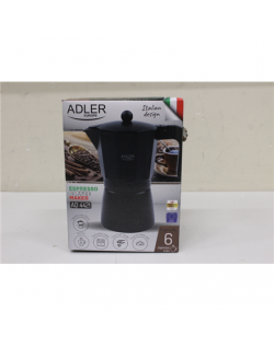 SALE OUT. Adler AD 4421 Espresso coffee maker, 320ml, Black | Adler | Espresso Coffee Maker | AD 4421 | Black | DAMAGED PACKAGIN