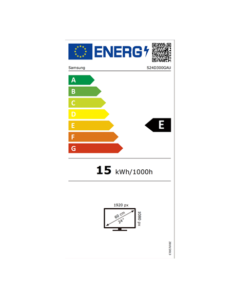 Samsung LS24D300GAUXEN | 24 " | IPS | 16:9 | 100 Hz | 5 ms | 1920 x 1080 pixels | 250 cd/m² | HDMI ports quantity 1 | Black